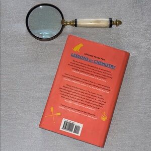 ‘ Lessons in Chemistry ‘, by Bonnie Garmus, hardcover.  (Book of the Year Award)